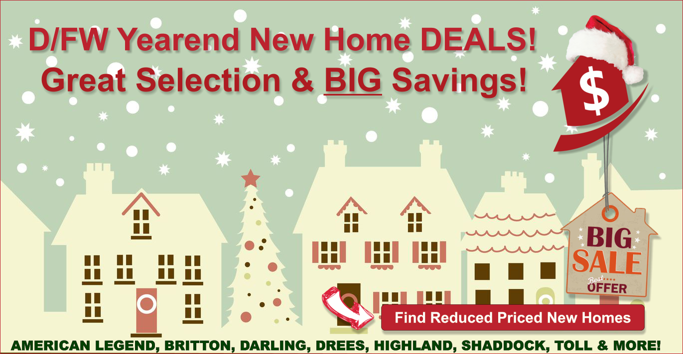 To Get the DFW New Home Deal, You Have to Go to the NEW HOME DEAL REALTORS!